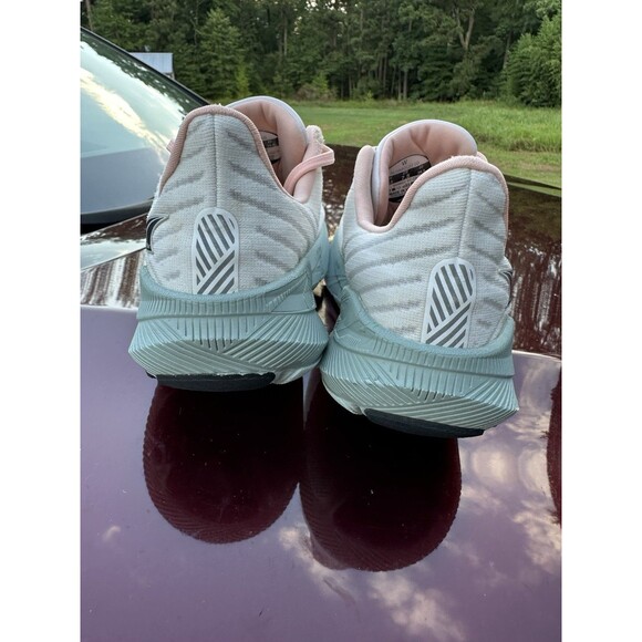 Altra Women's Athletic Shoes in White and Light Blue - Picture 5 of 9